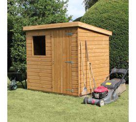 12' x 8' Traditional Standard Pent Wooden Garden Shed (3.66m x 2.44m) 