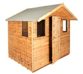 6' x 6' Traditional 6' Cabin Garden Shed (1.83m x 1.83m) 