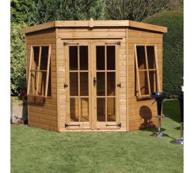 6' x 6' Traditional Stowe Corner Wooden Summer House