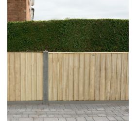 Forest 6' x 3' Pressure Treated Vertical Closeboard Fence Panel (1.83m x 0.92m)