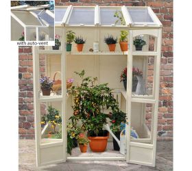 5'x2' Forest Victorian Tall Wall Greenhouse with Autovent