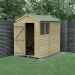 7' x 5' Forest Beckwood 25yr Guarantee Shiplap Pressure Treated Apex Wooden Shed (2.28m x 1.53m)