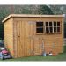 8' x 8' Traditional Heavy Duty Pent Wooden Garden Shed (2.44m x 2.44m)
