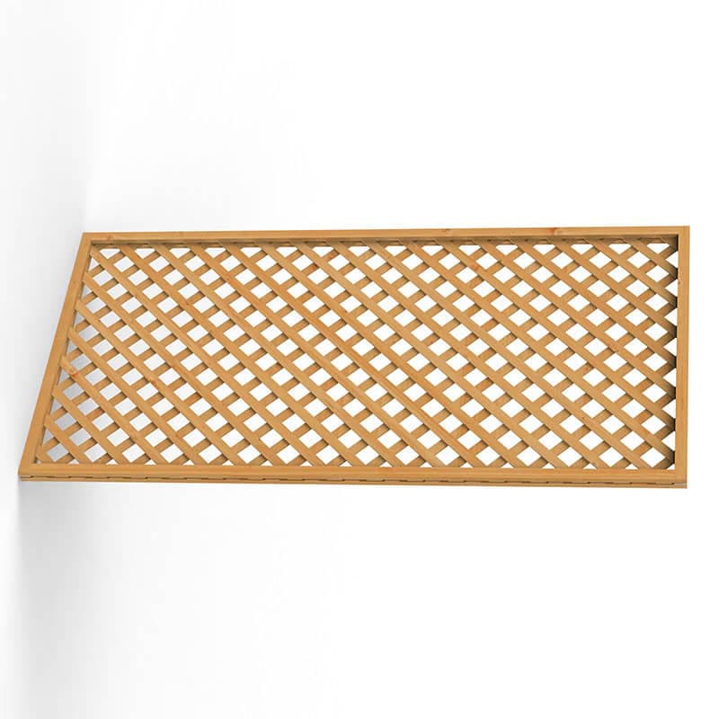 Product photograph of Forest 6 X 3 Diamond Lattice Trellis Fence Topper 1 83m X 0 9m from Buy Sheds Direct