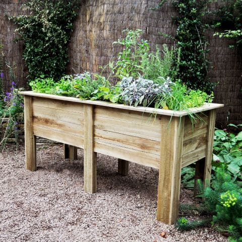 Product photograph of Forest Large Deep Root Wooden Garden Planter 6 X2 1 8x0 6m from Buy Sheds Direct