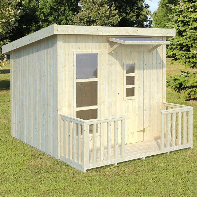 Product photograph of Palmako Harry 2 1m X 1 5m Childrens Kids Cabin Luxury Outdoor Playhouse 16mm from Buy Sheds Direct