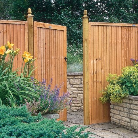 Product photograph of Forest 3 X 6 Wooden Board Side Garden Gate 0 91m X 1 83m from Buy Sheds Direct