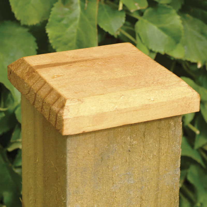 Product photograph of Forest Fence Post Cap 10 X 10cm from Buy Sheds Direct
