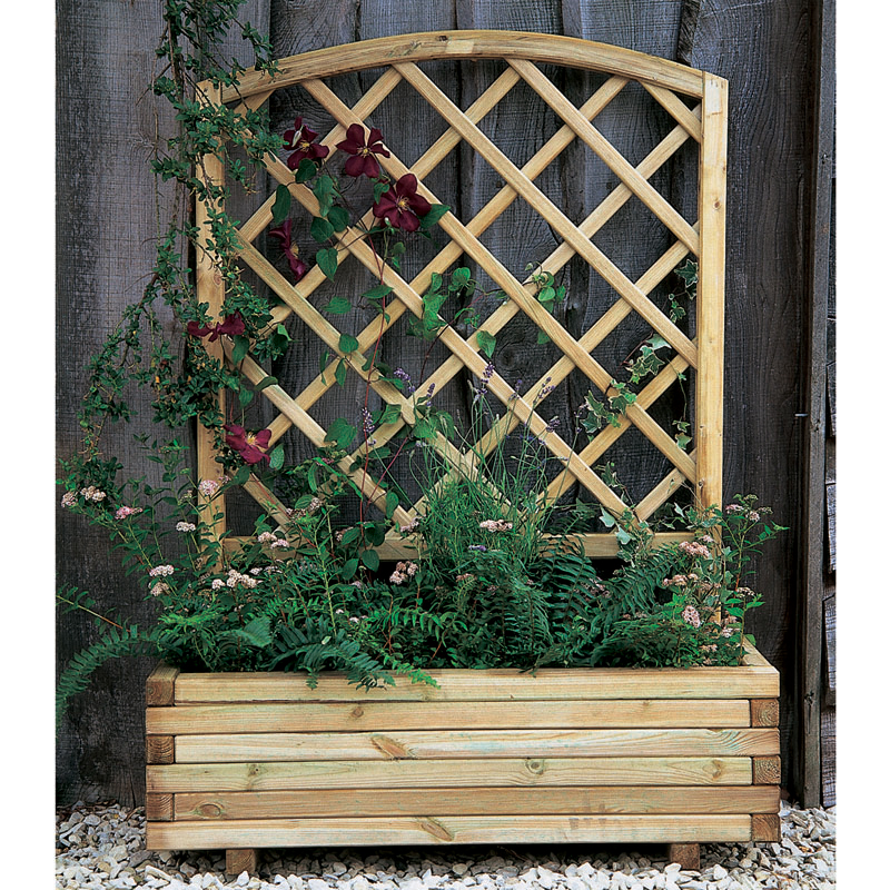 Product photograph of Forest Toulouse Wooden Garden Planter 3 3x1 4 1 0x0 4m from Buy Sheds Direct