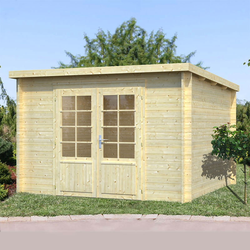 Product photograph of Palmako Ella 2 3 2m X 3 2m Log Cabin Summerhouse 28mm from Buy Sheds Direct