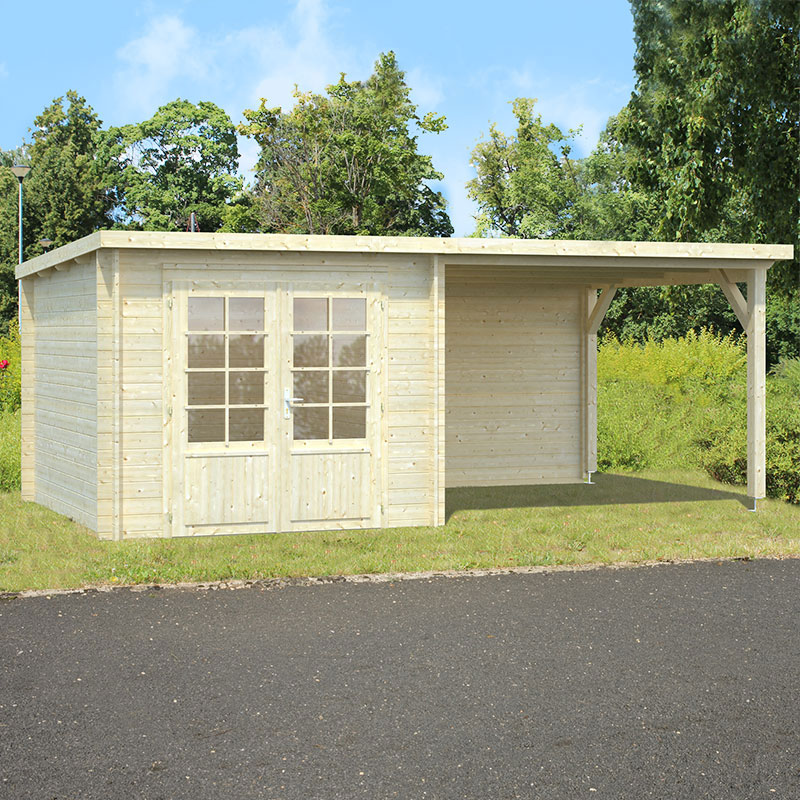 Product photograph of Palmako Ella 5 4m X 3m Log Cabin Summerhouse 28mm from Buy Sheds Direct