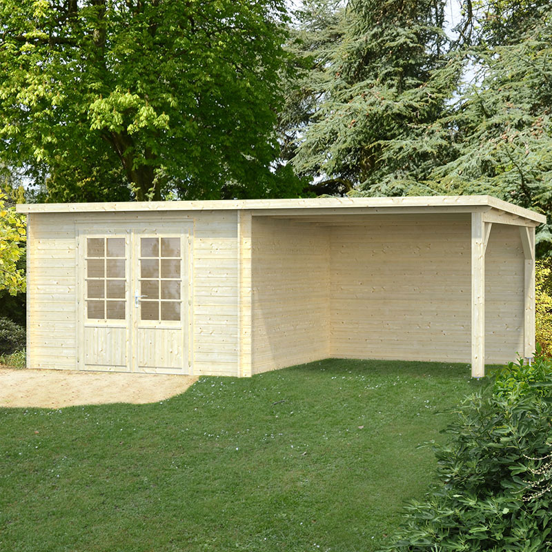 Product photograph of Palmako Ella 6m X 3 2m Log Cabin Summerhouse 28mm from Buy Sheds Direct