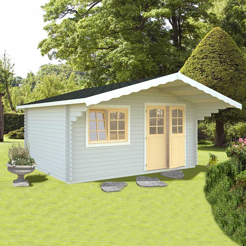 Product photograph of Palmako Sally 4 8m X 3 9m Log Cabin Summerhouse 44mm from Buy Sheds Direct