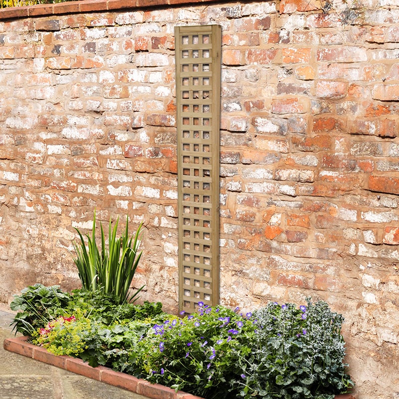 Product photograph of Forest 6 X 1 Premium Framed Decorative Contemporary Square Garden Trellis 1 8m X 0 3m from Buy Sheds Direct