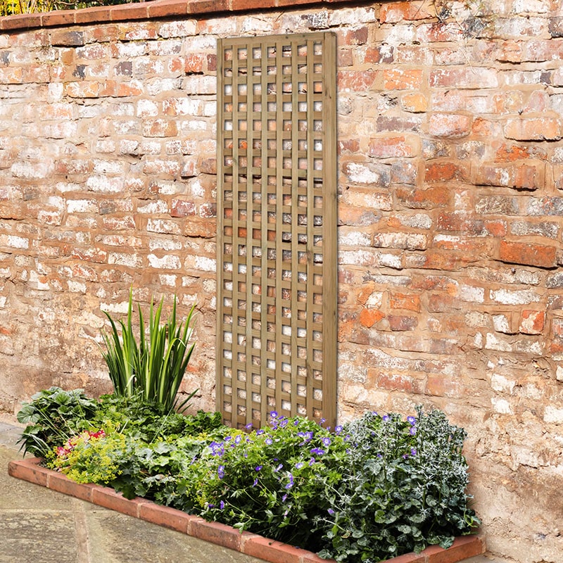 Product photograph of Forest 6 X 2 Premium Framed Decorative Contemporary Square Garden Trellis 1 8m X 0 6m from Buy Sheds Direct