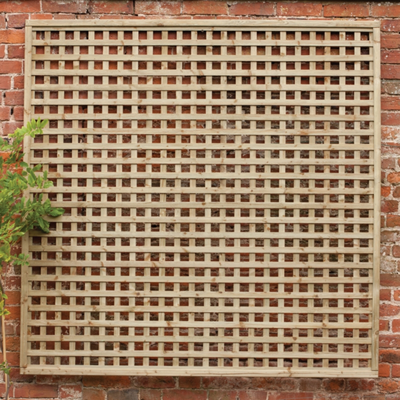 Product photograph of Forest 6 X 3 Premium Framed Decorative Square Garden Trellis 1 8m X 0 9m from Buy Sheds Direct