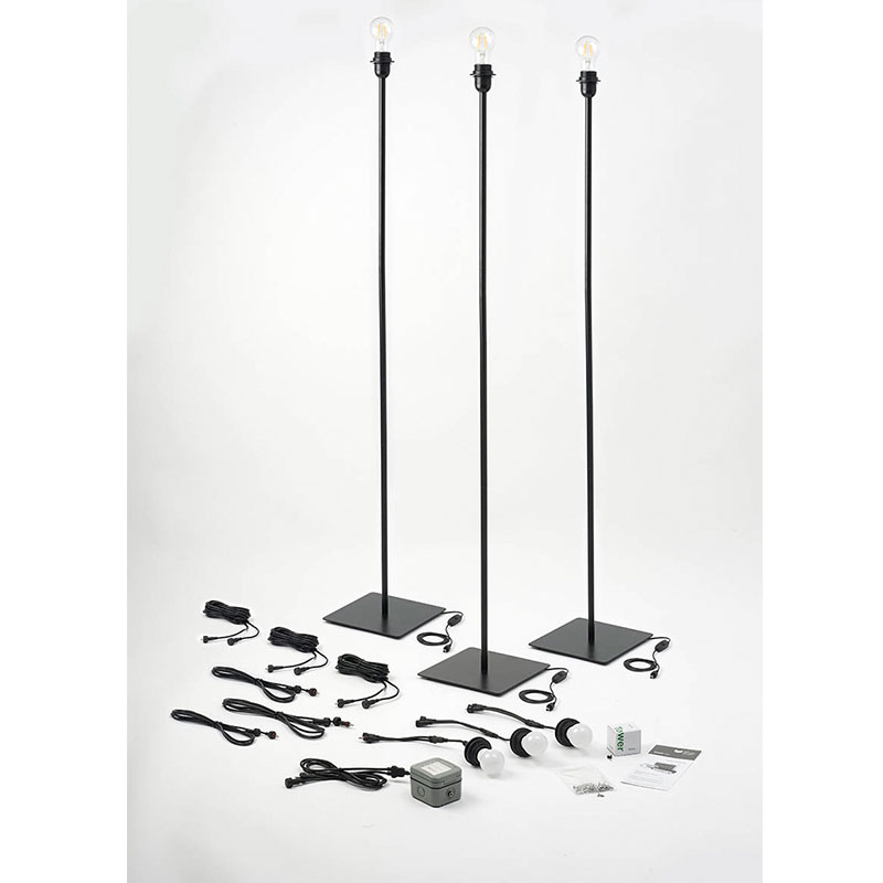 Product photograph of Hubi Power Station Solar Lighting Pack 1 from Buy Sheds Direct