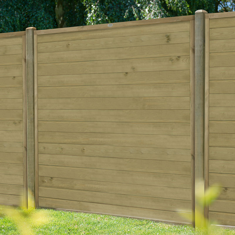 Product photograph of Forest 6 X 6 Pressure Treated Tongue And Groove Fence Panel 1 83m X 1 83m from Buy Sheds Direct