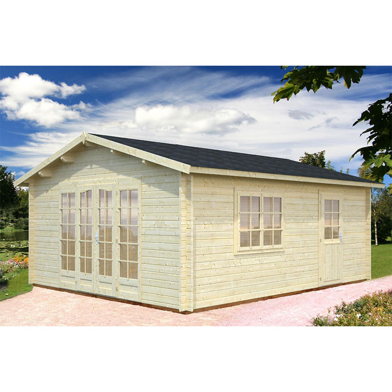 Product photograph of Palmako Irene 4 7m X 5 7m Log Cabin Garden Building 44mm from Buy Sheds Direct