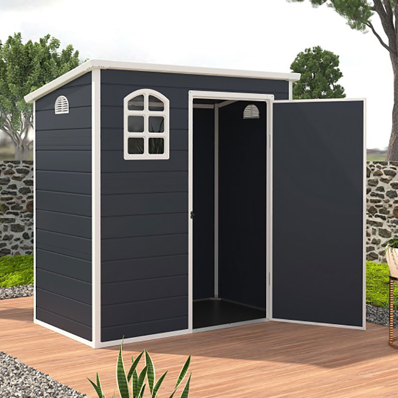 Product photograph of 6 X 3 Jasmine Pent Plastic Shed With Foundation Kit 1 92m X 1 09m from Buy Sheds Direct