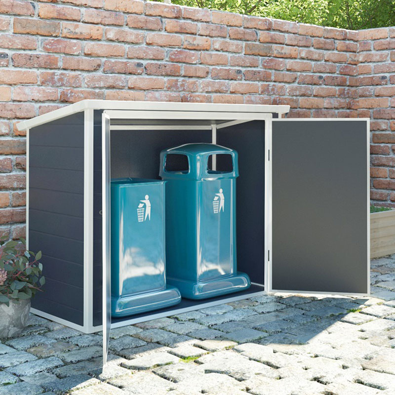 Product photograph of 6 X 3 Jasmine Plastic Garden Storage Shed With Foundation Kit 1 87m X 0 78m from Buy Sheds Direct