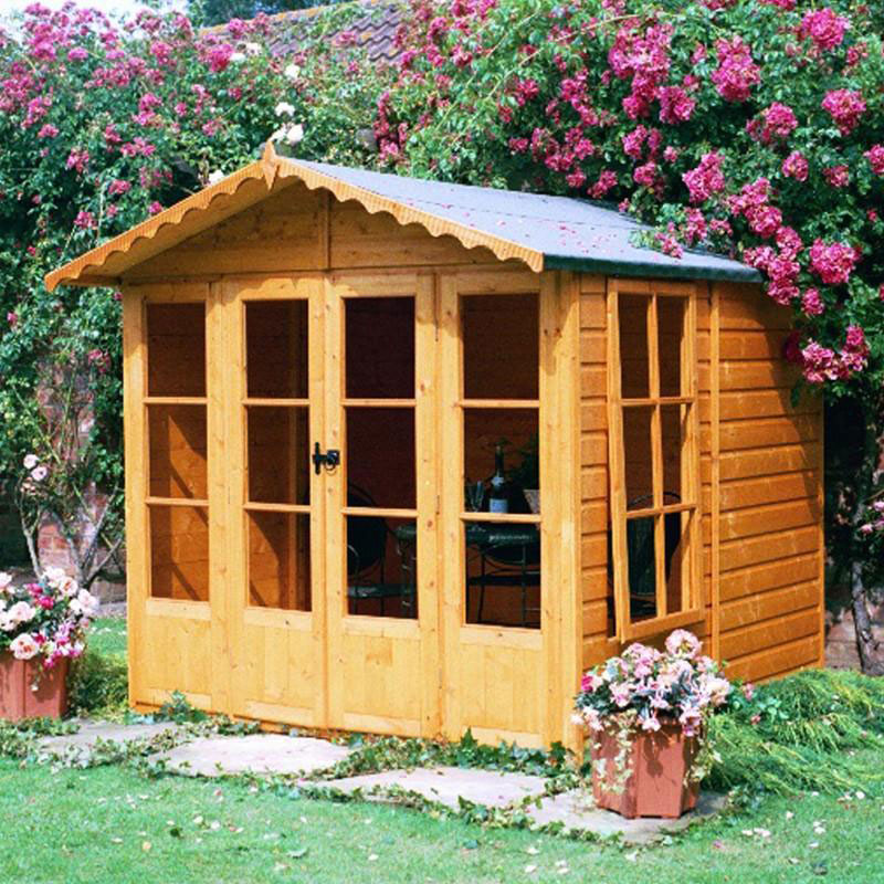 Product photograph of 7 X 10 Shire Kensington Summer House 2 1m X 3 3m from Buy Sheds Direct
