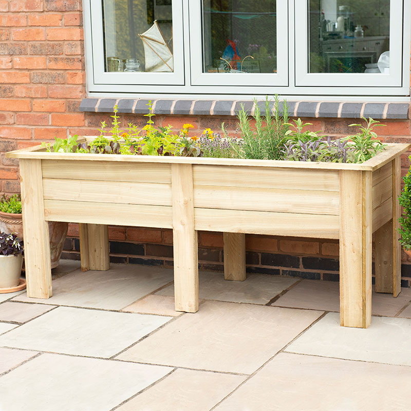 Product photograph of Forest Large Kitchen Garden Planter 6 X 2 1 8m X 0 7m from Buy Sheds Direct
