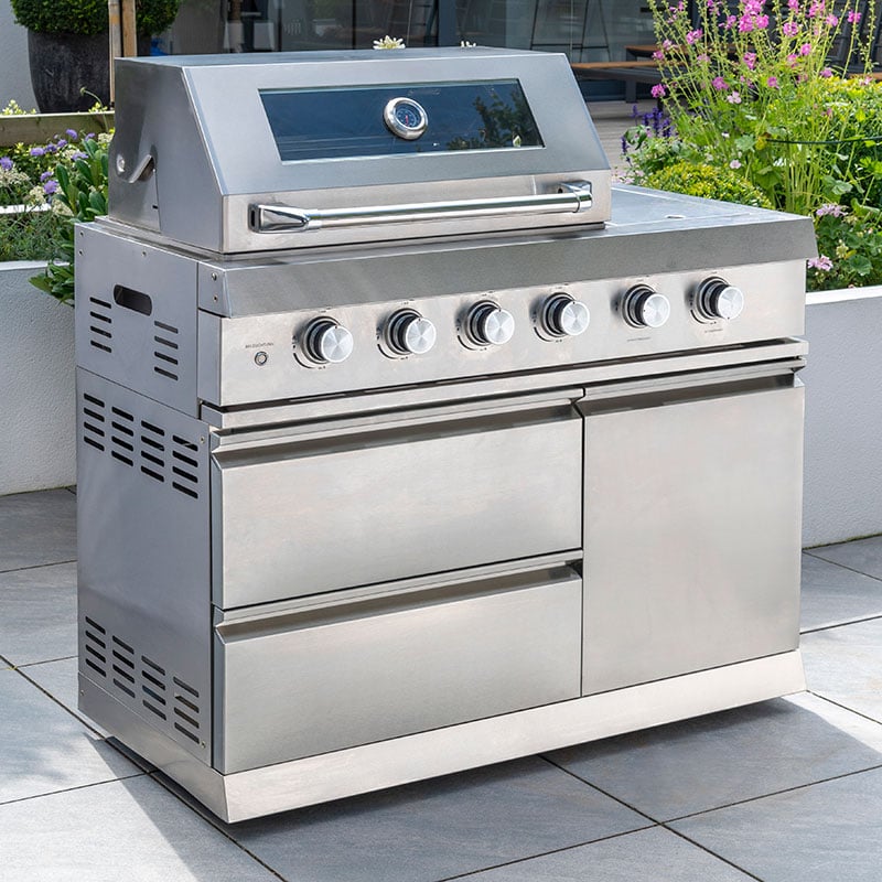 Product photograph of Norfolk Grills Absolute 4 Burner Gas Bbq Grill from Buy Sheds Direct