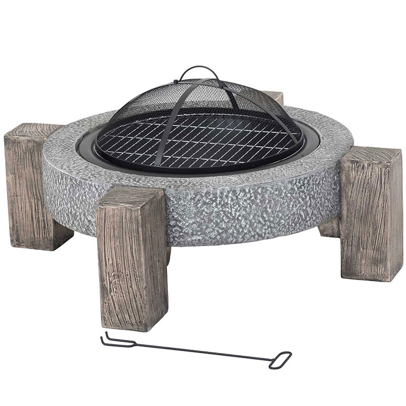 Product photograph of Lifestyle Calida Mgo Round Firepit from Buy Sheds Direct
