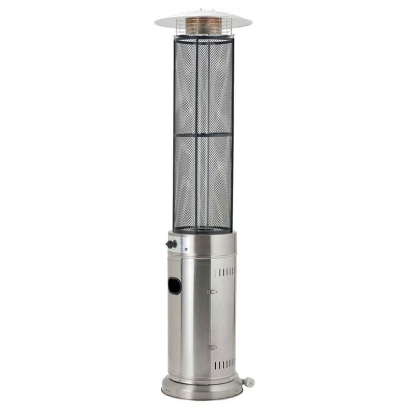 Product photograph of Lifestyle Emporio Flame Gas Patio Heater - Silver from Buy Sheds Direct
