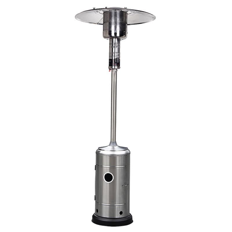 Product photograph of Lifestyle Capri Gas Patio Heater - Silver from Buy Sheds Direct