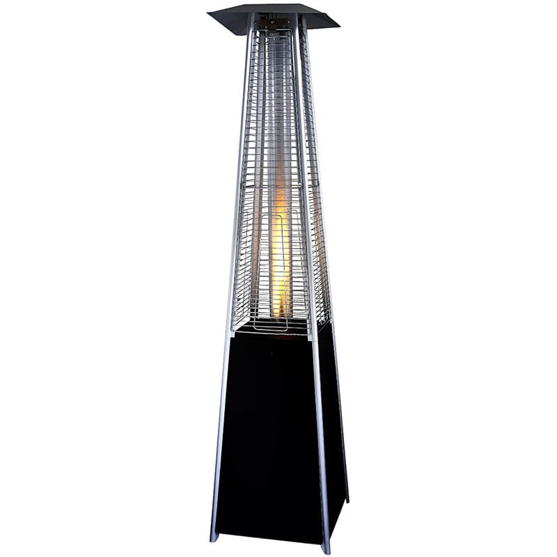 Product photograph of Lifestyle Tahiti Flame Ii Gas Patio Heater - Black from Buy Sheds Direct