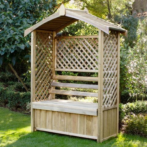 Product photograph of Forest Lyon Garden Arbour Seat 6 X2 from Buy Sheds Direct