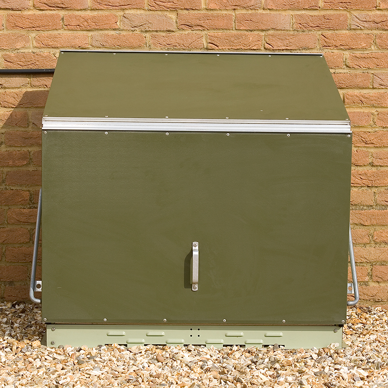 Product photograph of 4x2 Trimetals Sentinel Metal Garden Storage Unit from Buy Sheds Direct