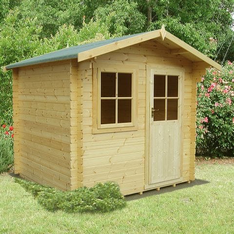 Product photograph of Shire Montford 3 2m X 3 2m Log Cabin Summerhouse 28mm from Buy Sheds Direct