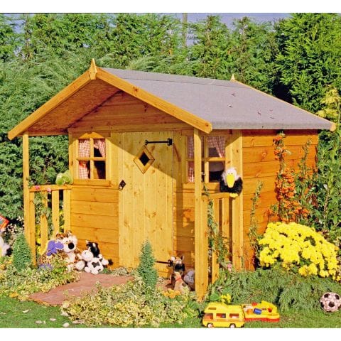 6' x 5'6 Shire Cubby Childrens/ Kids Wooden Garden Playhouse from Buy Sheds Direct
