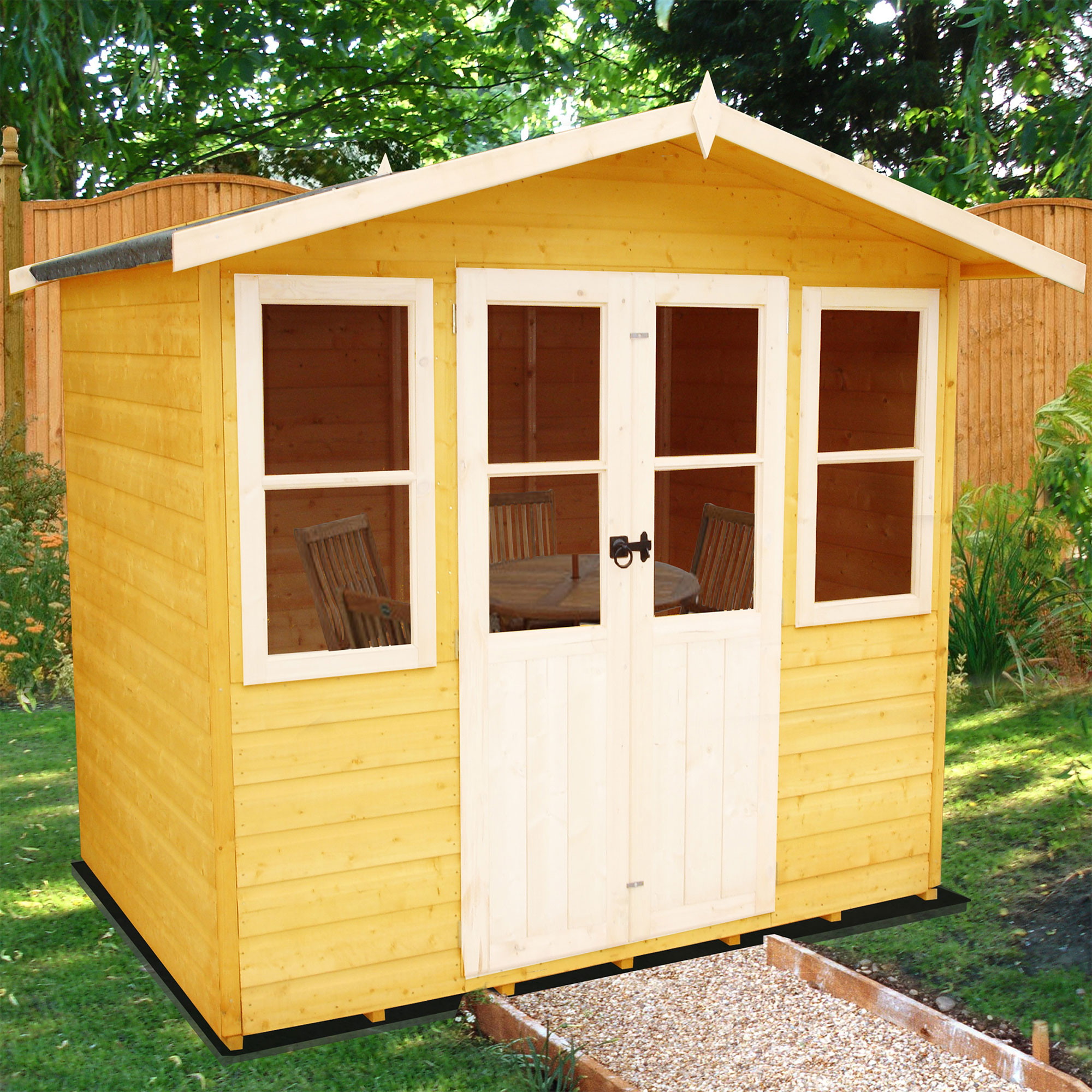 Product photograph of 7x5 Shire Haddon Wooden Summerhouse from Buy Sheds Direct