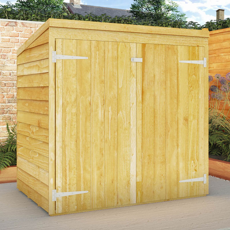 Product photograph of 5x3 Mercia Overlap Mower Wooden Garden Storage from Buy Sheds Direct