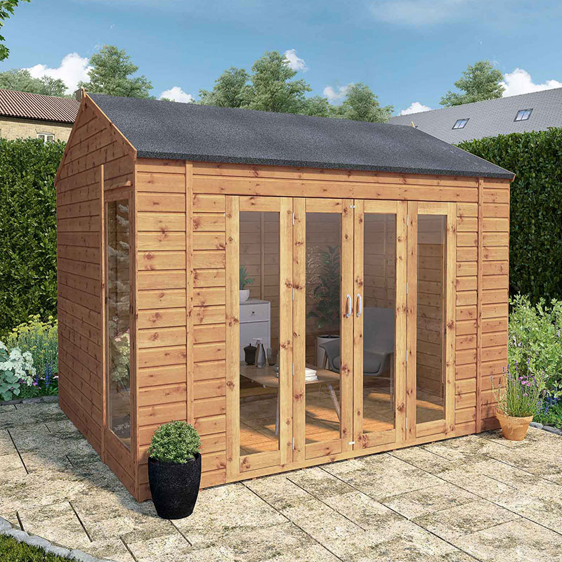 Product photograph of 10x8 Mercia Vermont Wooden Summerhouse from Buy Sheds Direct
