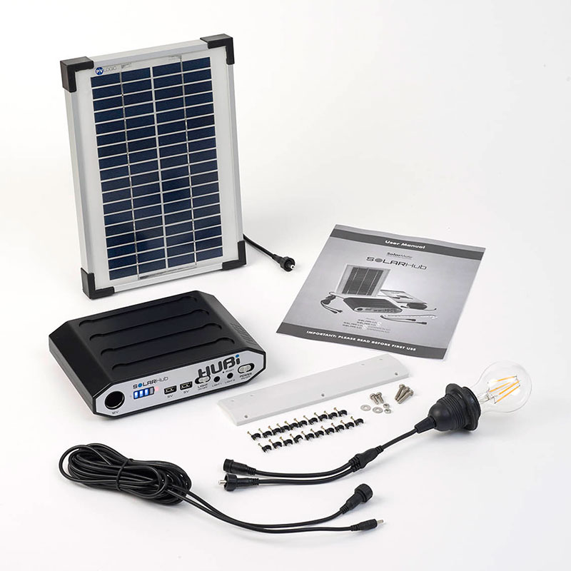 Product photograph of Solartech Premium Garden Building Solar Lighting Charging Kit 1 - Suitable For Gazebos Up To 3m X 3m 10 X 10 from Buy Sheds Direct
