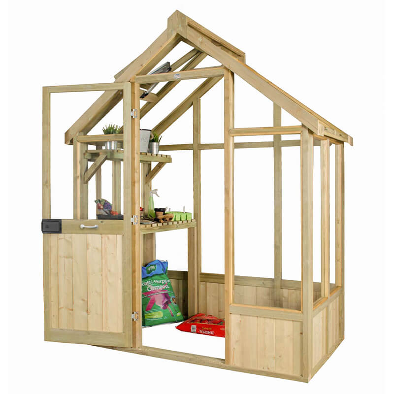 6'x4' Forest Vale Victorian Wooden Greenhouse (1.8x1.2m) - Installation Included
