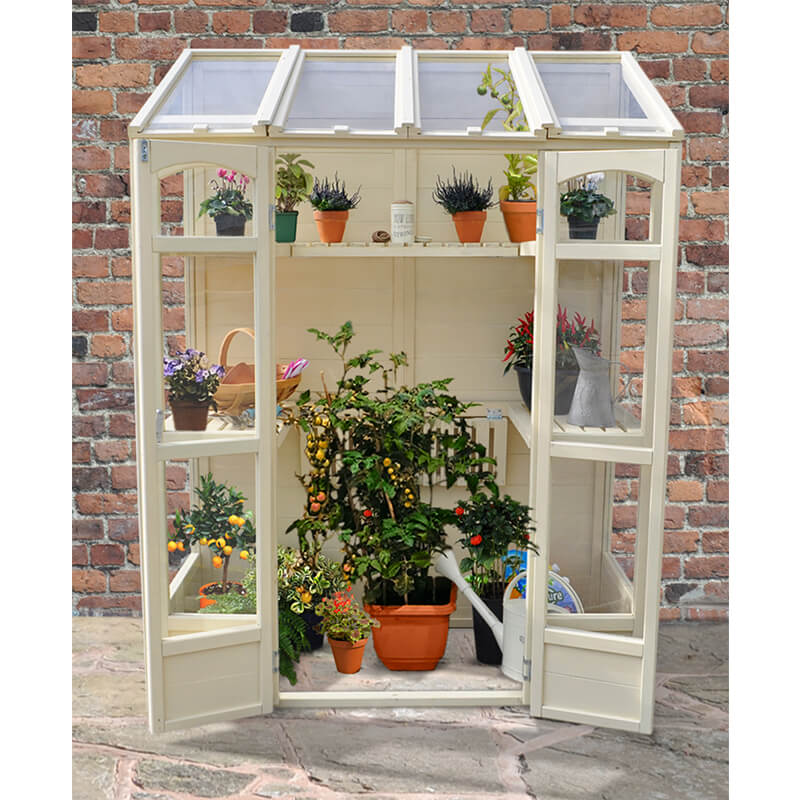 Product photograph of 5 X2 Forest Victorian Tall Wall Greenhouse 1 5x0 6m from Buy Sheds Direct