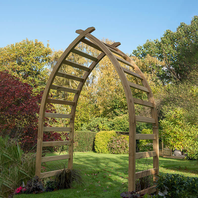 Product photograph of Forest Whitby Wooden Garden Arch 7 X5 from Buy Sheds Direct