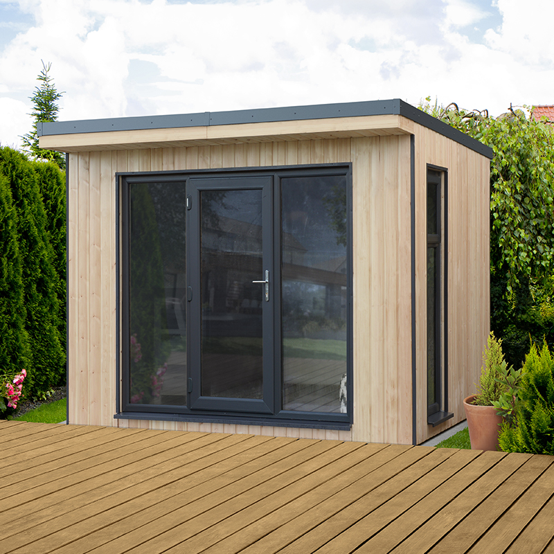 Product photograph of Forest Xtend 3 0 Insulated Garden Office 2 98m X 2 9m 97mm from Buy Sheds Direct