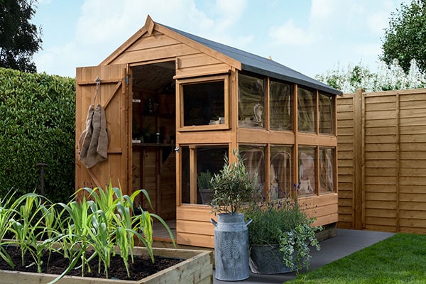 The 8' x 6' Forest Shiplap Potting Shed (1.8m x 2.4m)