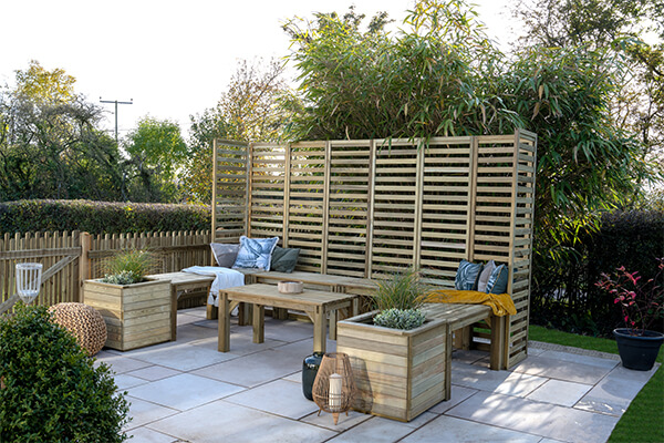 modular garden seating