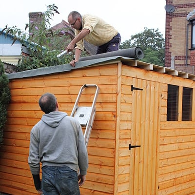 The Best Shed Felt | How to Fit Felt to a Shed Roof