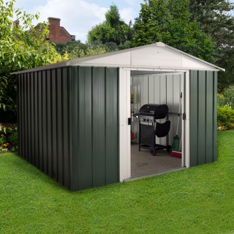 a 10x8 metal shed