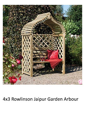 4x3 Rowlinson Jaipur Garden Arbour