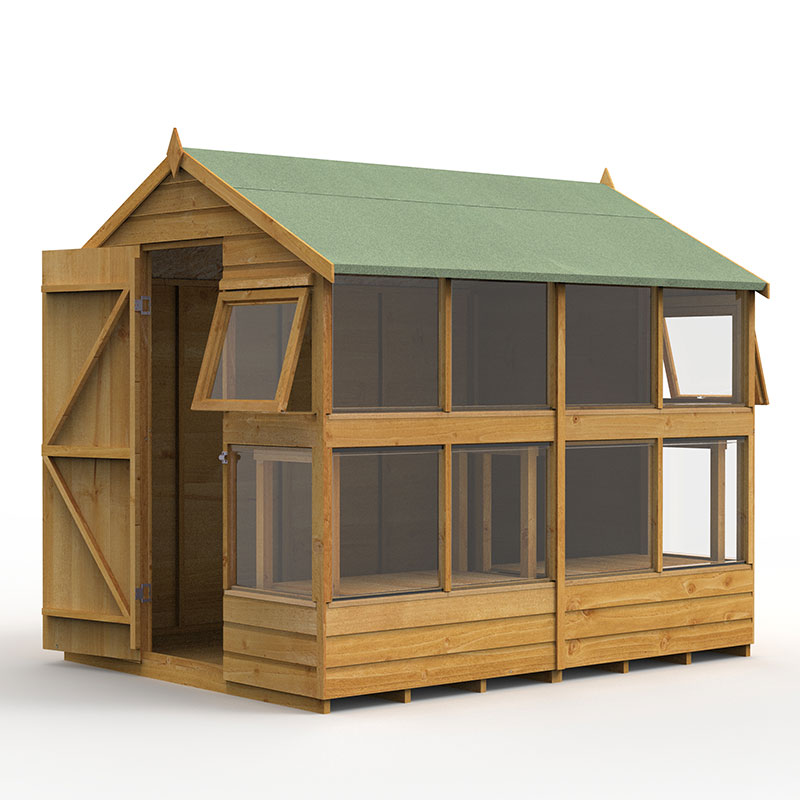 the 8x6 Forest Shiplap Potting Shed